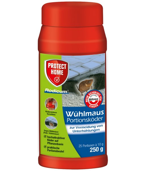 SBM Protect Home Rodicum&reg; W&uuml;hlmaus-Portionsk&ouml;der, 250 g