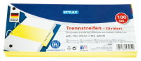 STYLEX&reg; Trennstreifen, 190 g/m&sup2;, 1 Packung = 100...