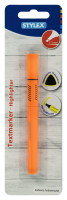 STYLEX® Textmarker, Dreikant, 1 Stück, orange