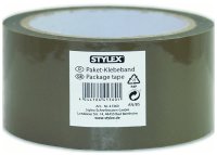 STYLEX&reg; Paket-Klebeband, 50 mm x 66 m, braun