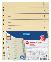 STYLEX® Ordner-Trennblätter, DIN A4