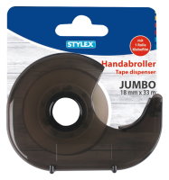 STYLEX&reg; Klebefilm-Handabroller inkl. 1 Rolle...
