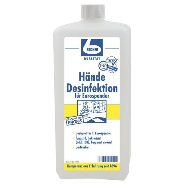 Dr. Becher H&auml;nde Desinfektion, 1 Liter